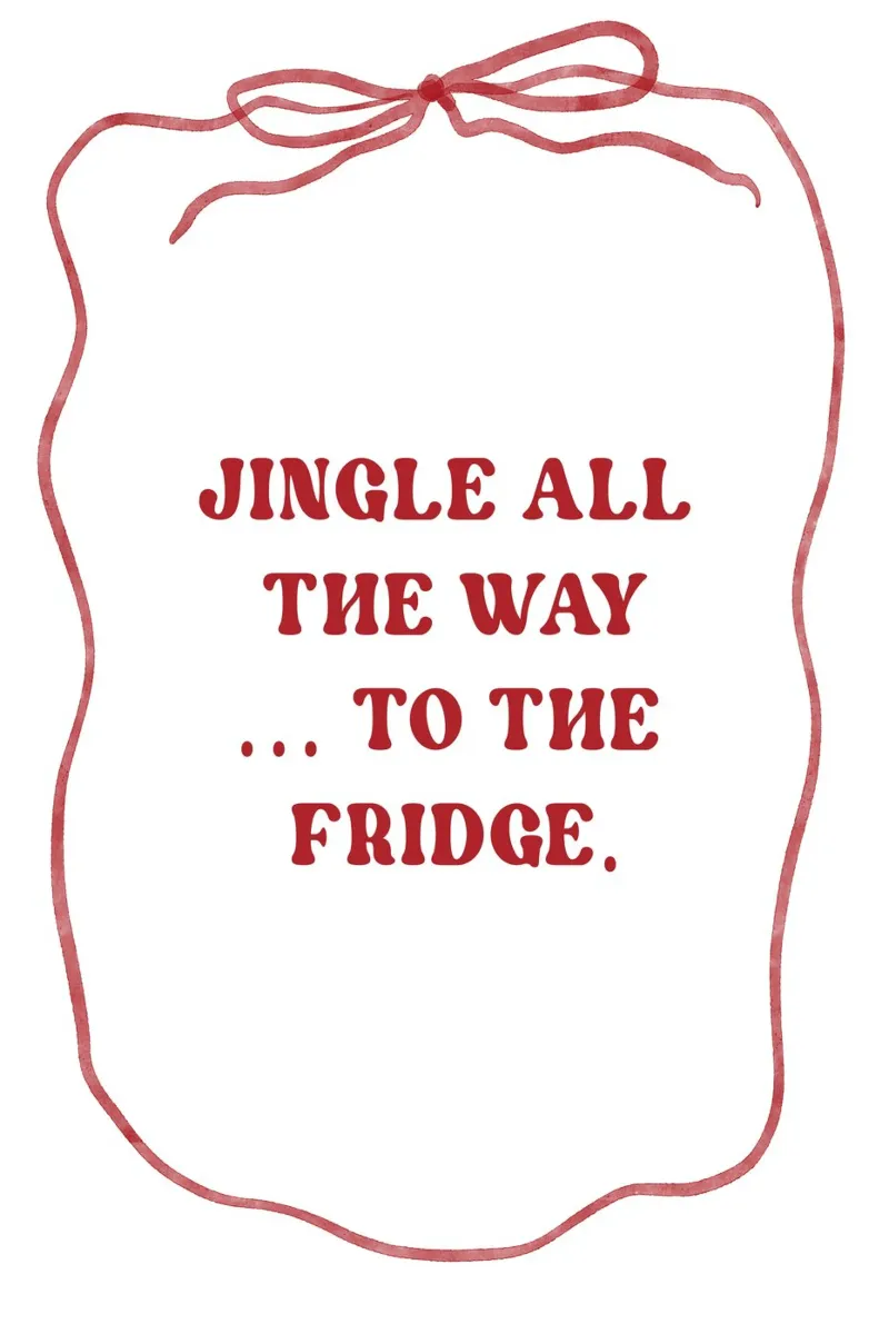 Jingle All The Way...To The Fridge tela da treechild