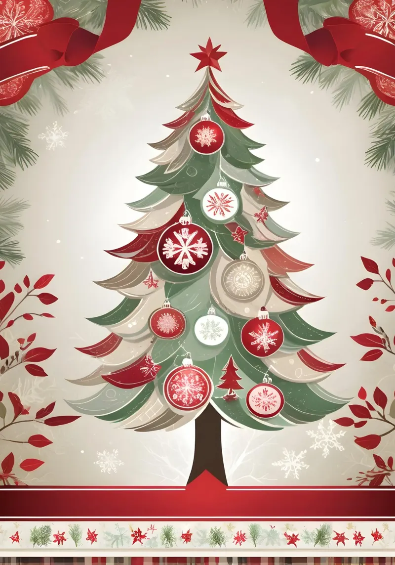 Albero di Natale carta hahnemühle da Twinkle & Thread