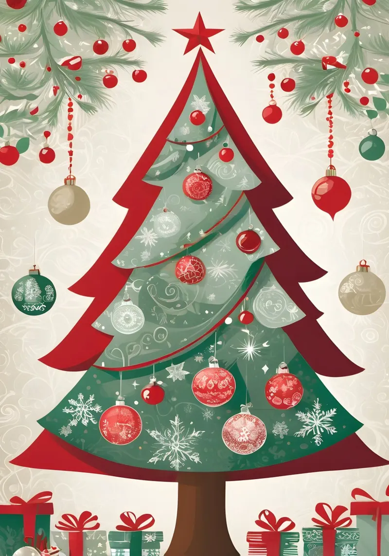 Albero di Natale carta hahnemühle da Twinkle & Thread