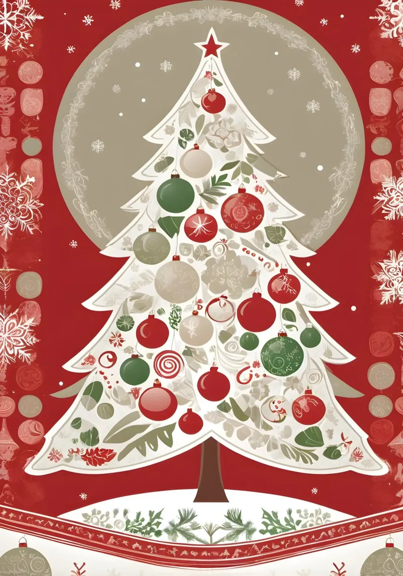 Albero di Natale carta hahnemühle da Twinkle & Thread