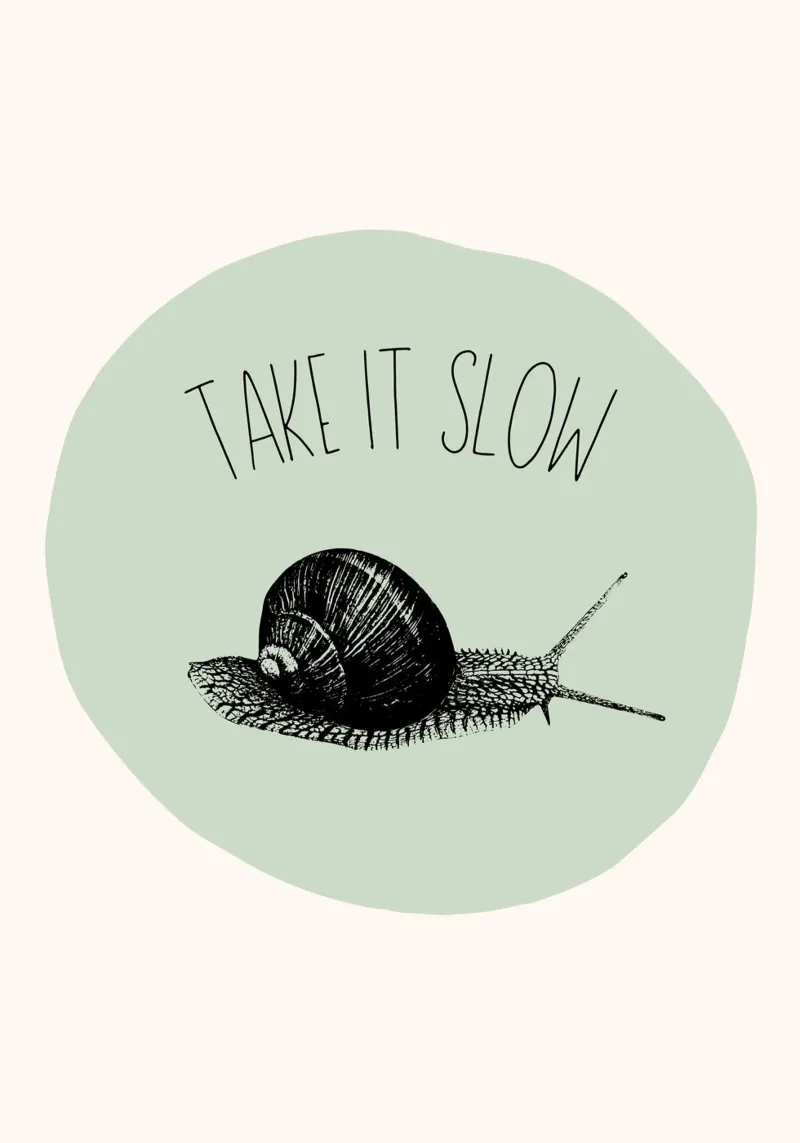 Take it slow 1 carta hahnemühle da Jana Leonenkov Art