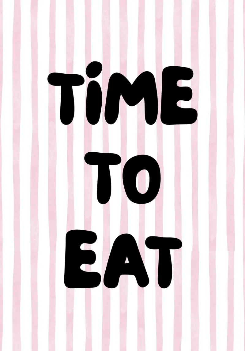 Time to eat pellicola backlit da PinkCandyWalls