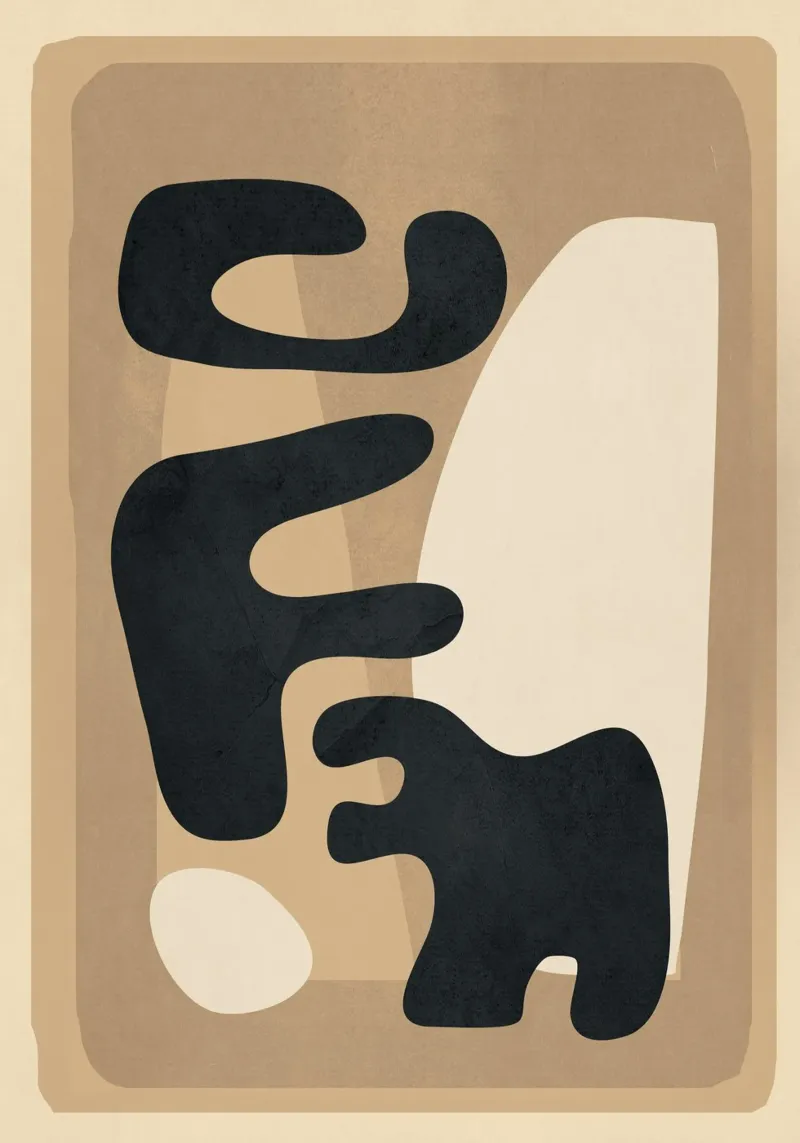 Modern Abstract Art 50 carta hahnemühle da Flow Line