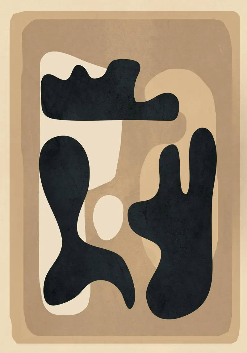 Modern Abstract Art 51 poster da Flow Line