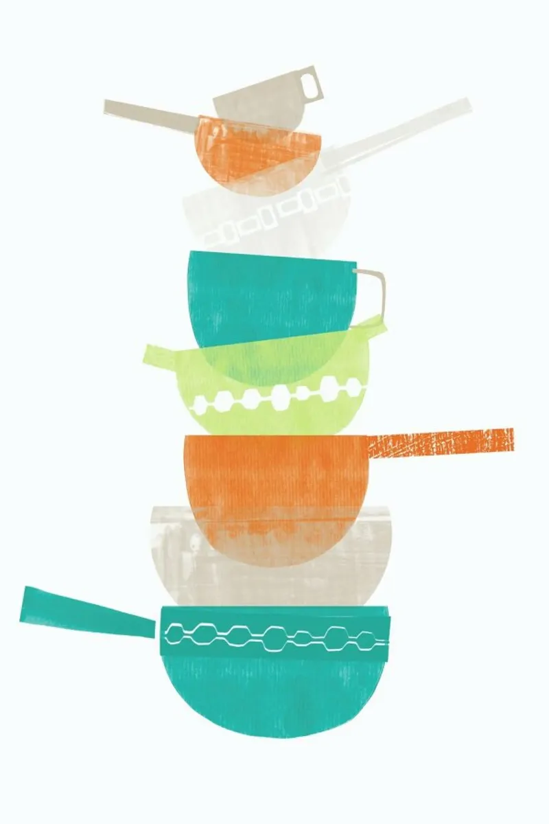 Pots'n'Pans plexiglass da Catherine Aguilar