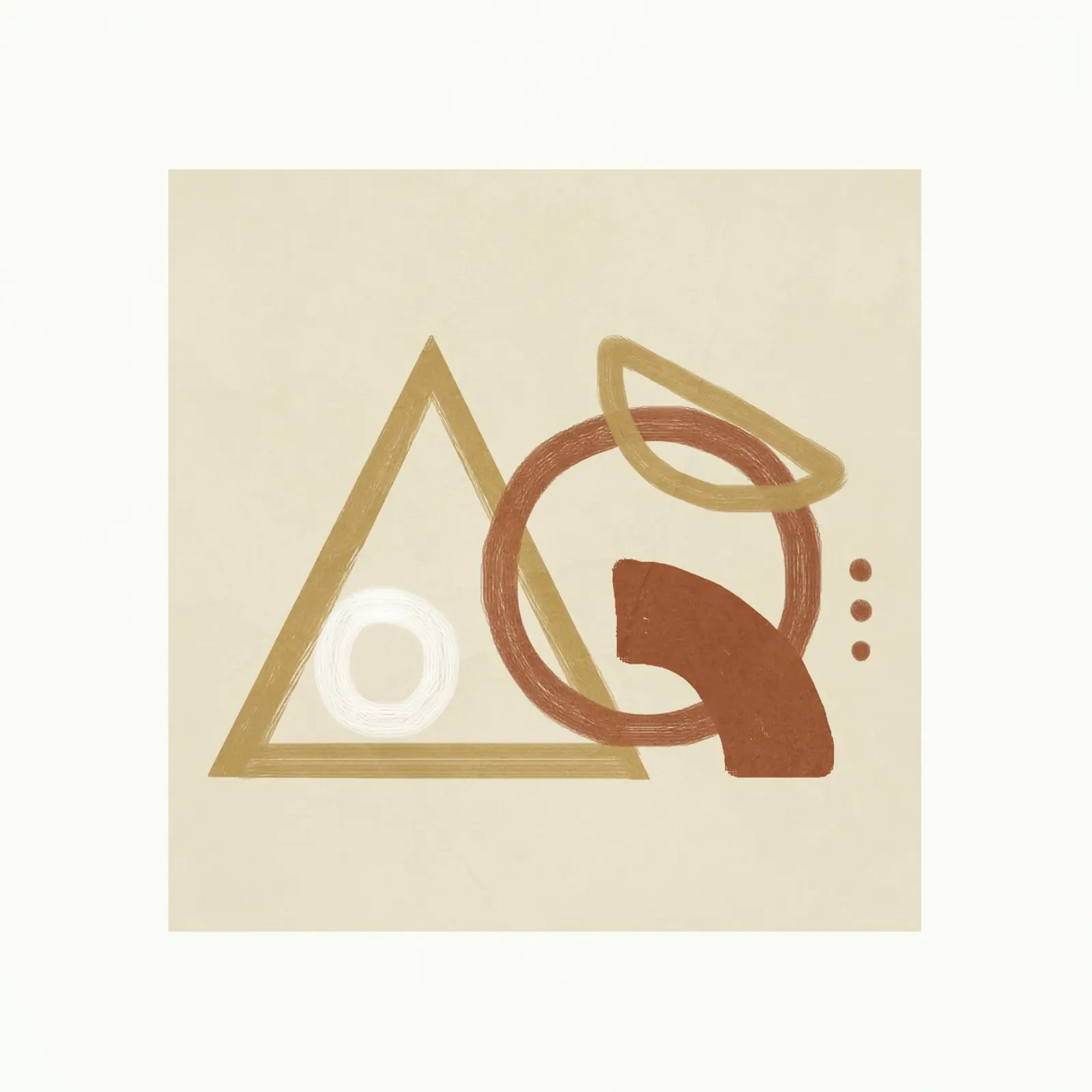 Minimal Geometric Shapes I hahnemühle de Flow Line