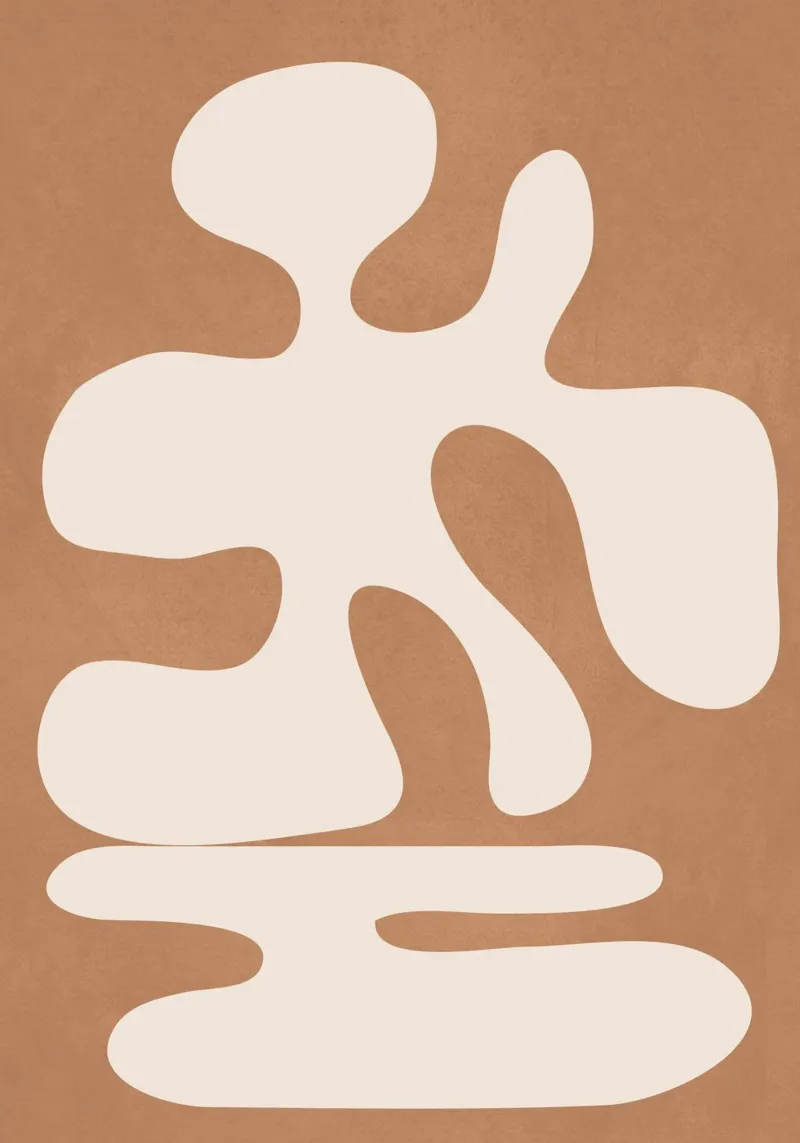 Modern Abstract Shapes 02 pannello forex da Nadjaa