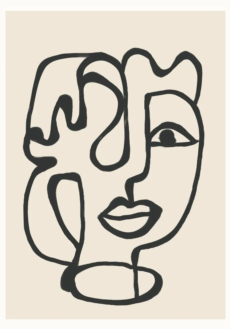 Minimal Abstract Art 2 pannello forex da Nadjaa