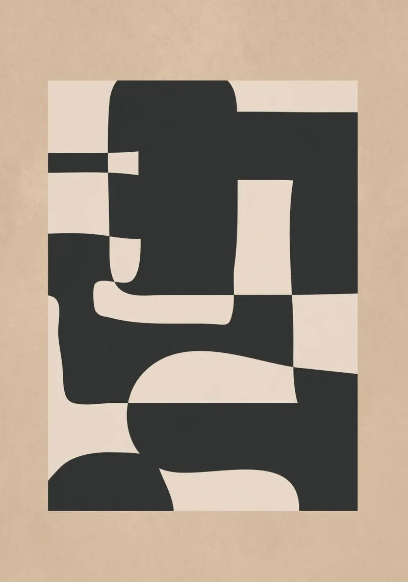 Modern Abstract Minimal Art 3 Hahnemühle von Nadjaa