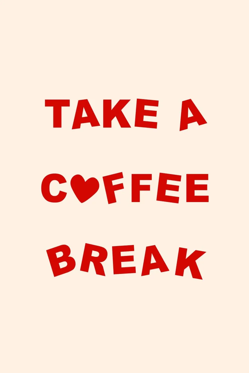 Take A Coffee Break plexiglass da treechild
