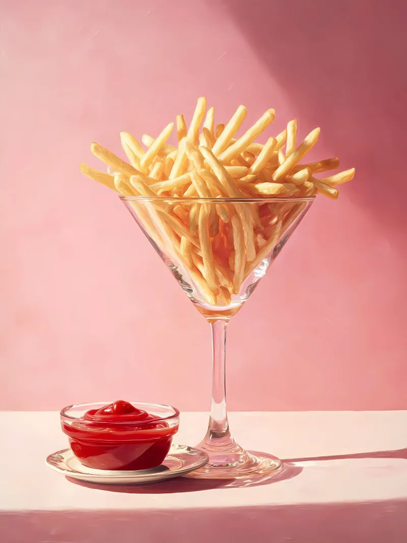 Patate fritte plexiglass da IamHomeStudio