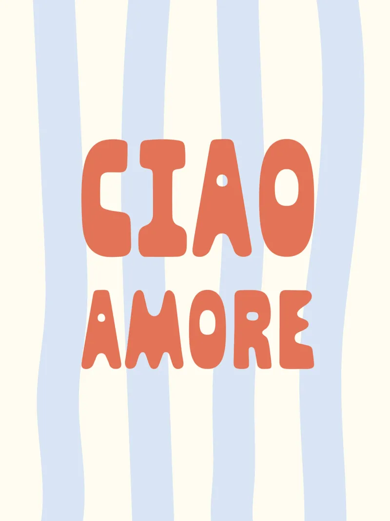 Ciao Amore carta hahnemühle da we line studio - art