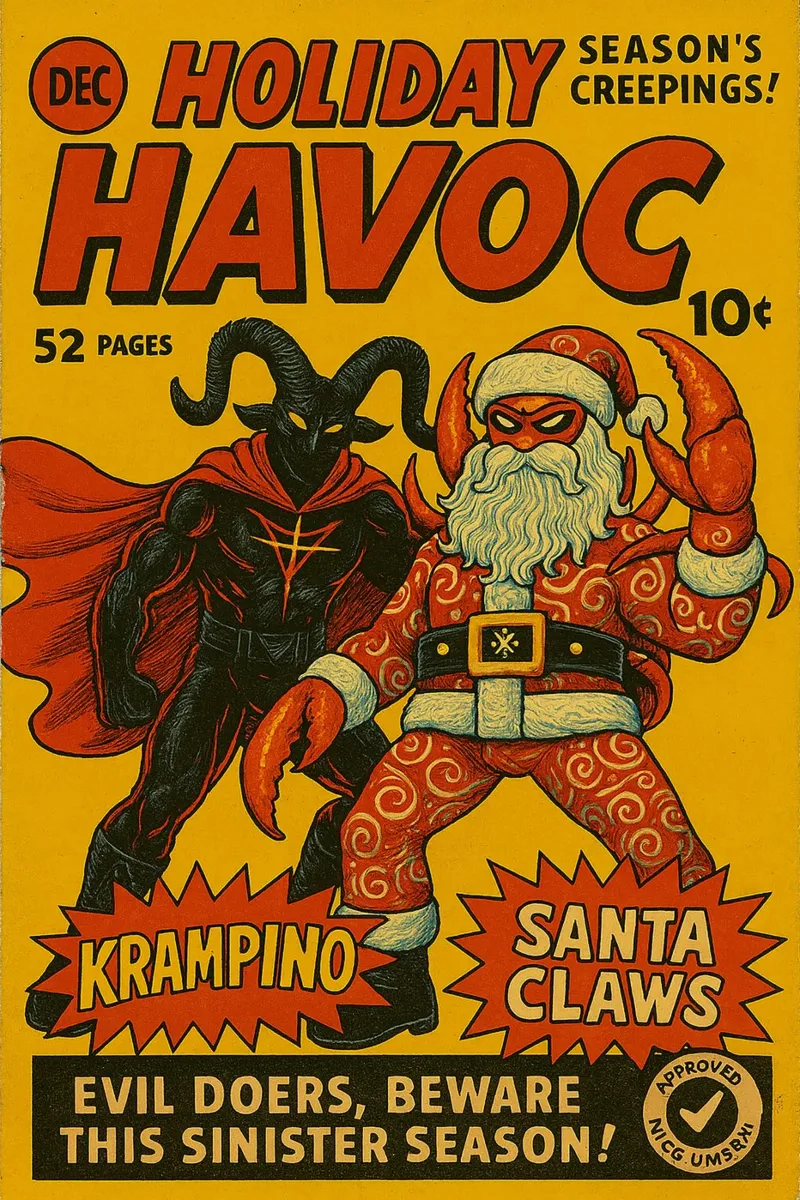 HOLIDAY HAVOC - Fresh Supes On The Block poster da Vintage Van Gogh