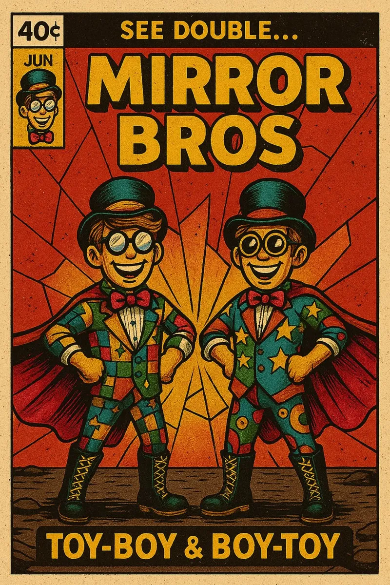 MIRROR BROS - Fresh Supes On The Block alluminio dibond da Vintage Van Gogh