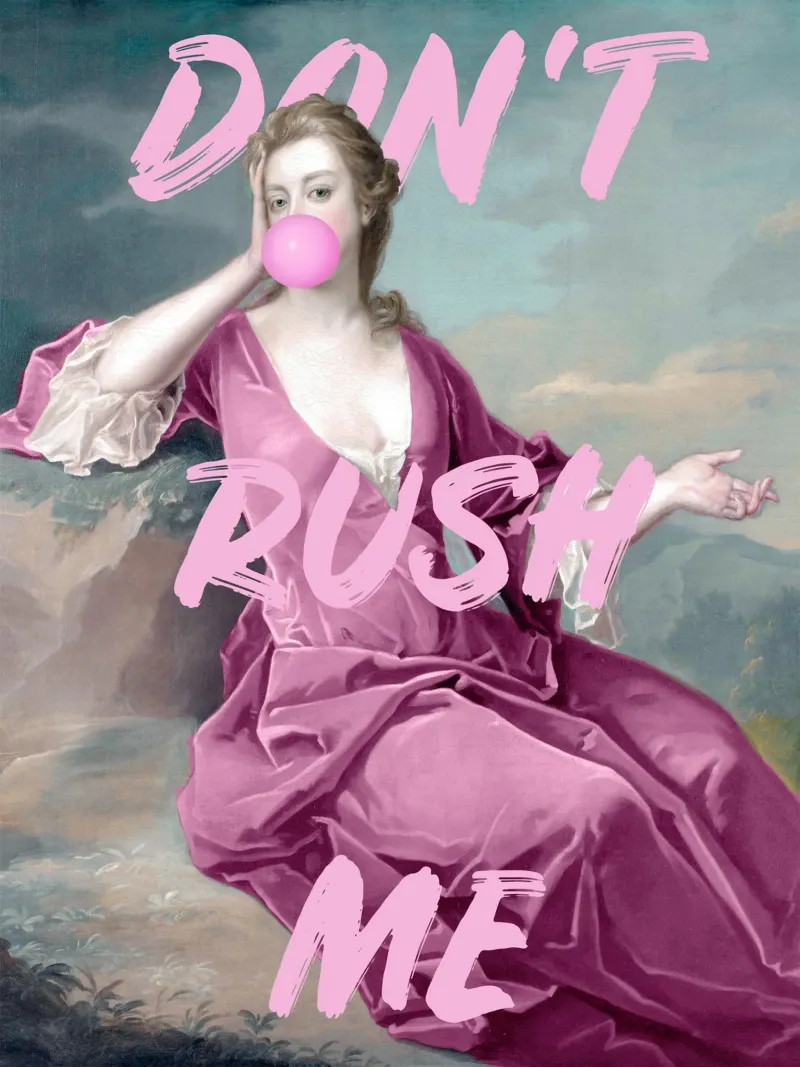 Don't Rush Me pellicola backlit da GraceDigitalArtCo