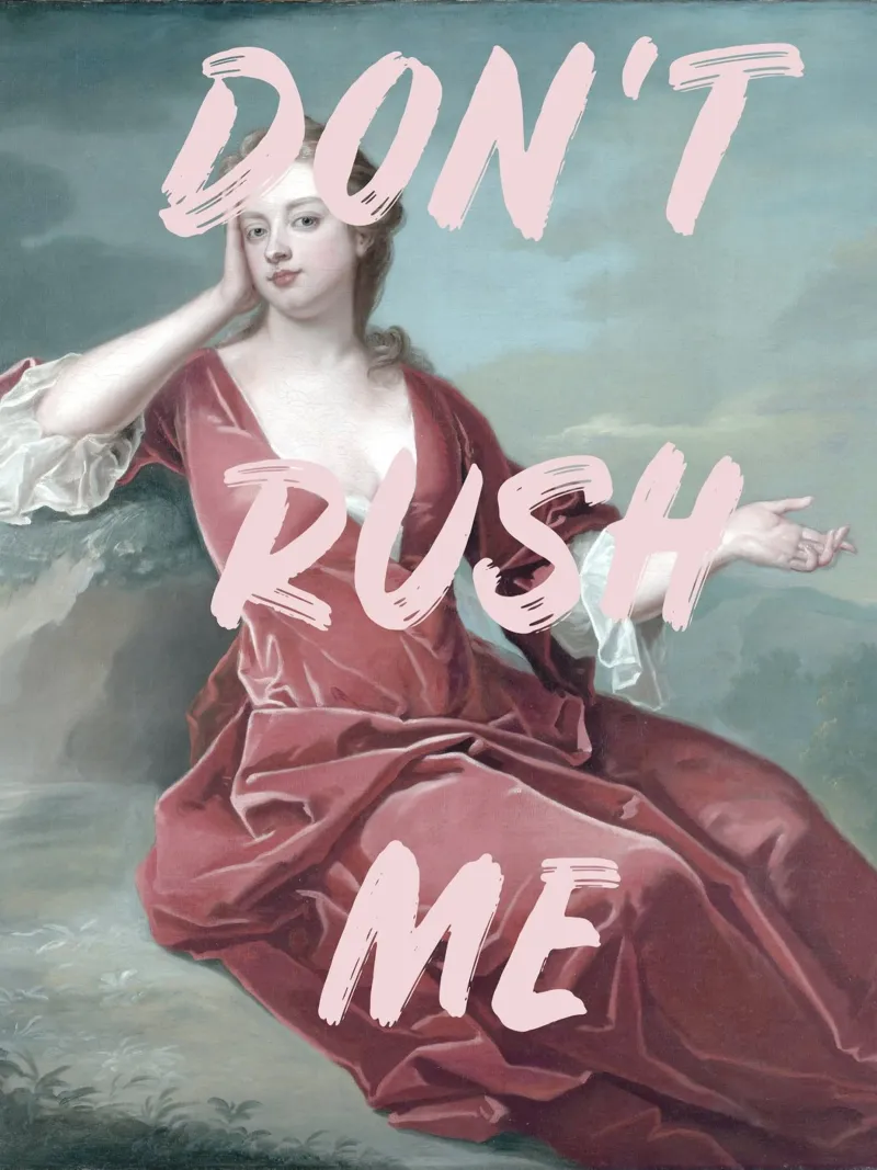 Don't Rush Me Duchess pellicola backlit da GraceDigitalArtCo