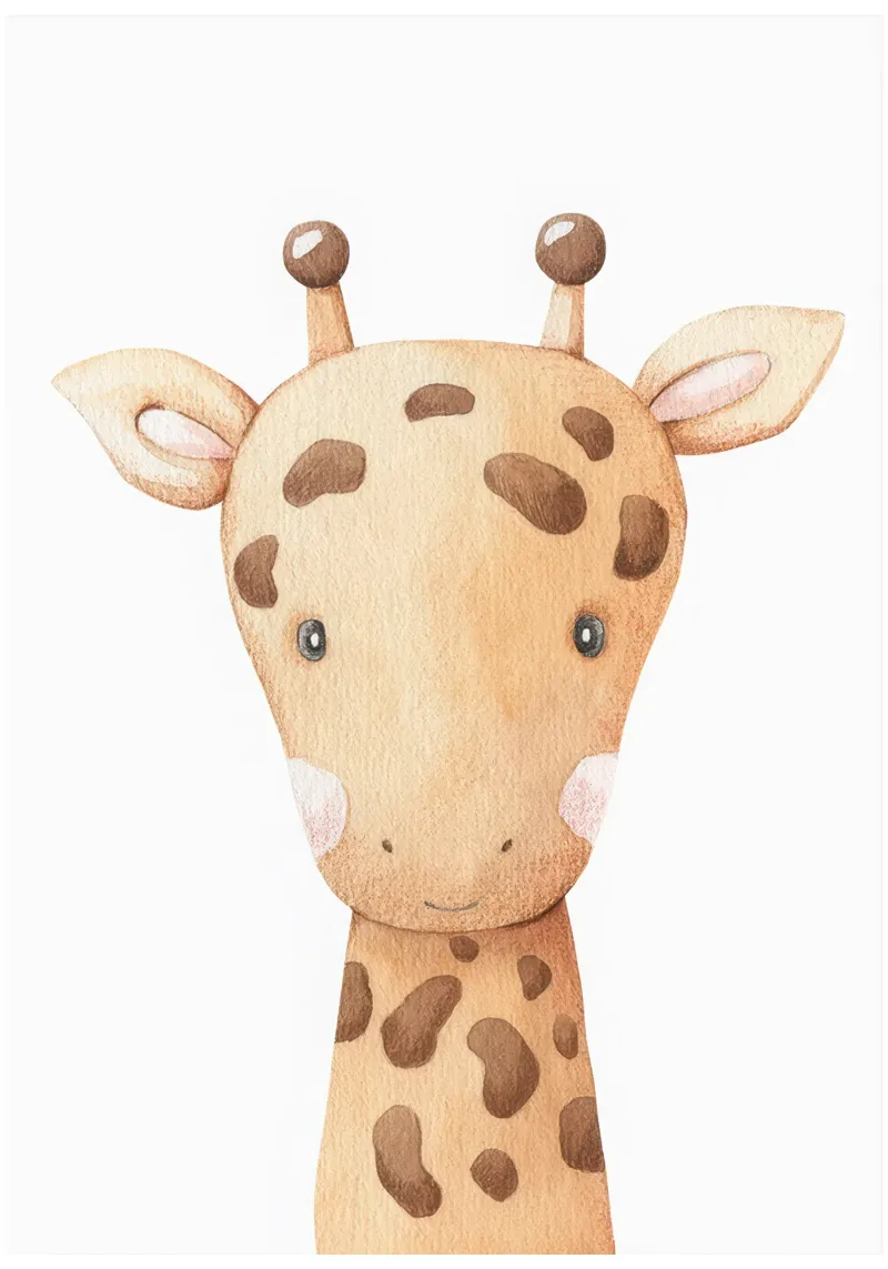 Funny Giraffe alluminio dibond da Panait Ivascu