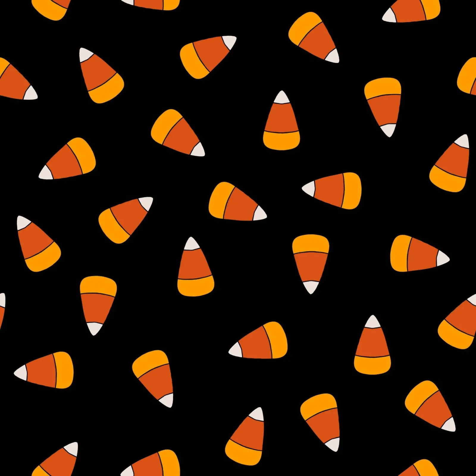 Candy corn pattern Halloween pellicola backlit da TijanaArtStudio88