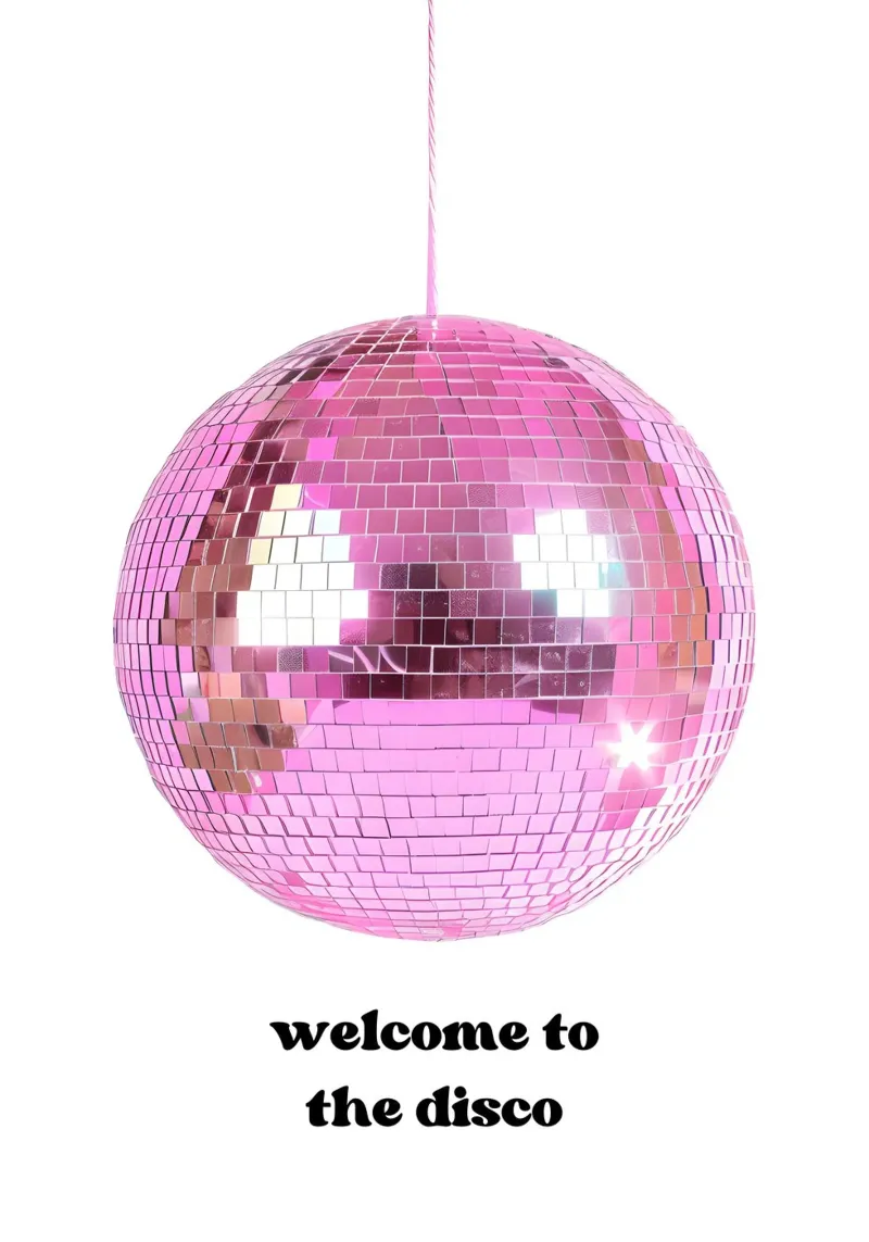 Disco plexiglass da PinkCandyWalls