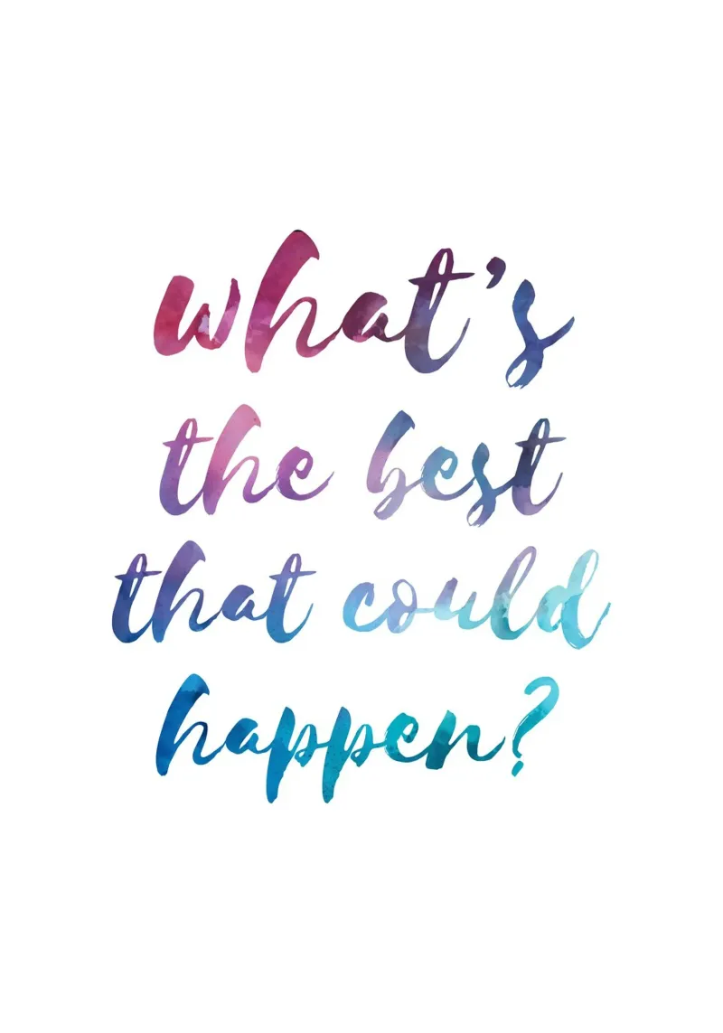 What's the best that could happen? carta hahnemühle da PinkCandyWalls