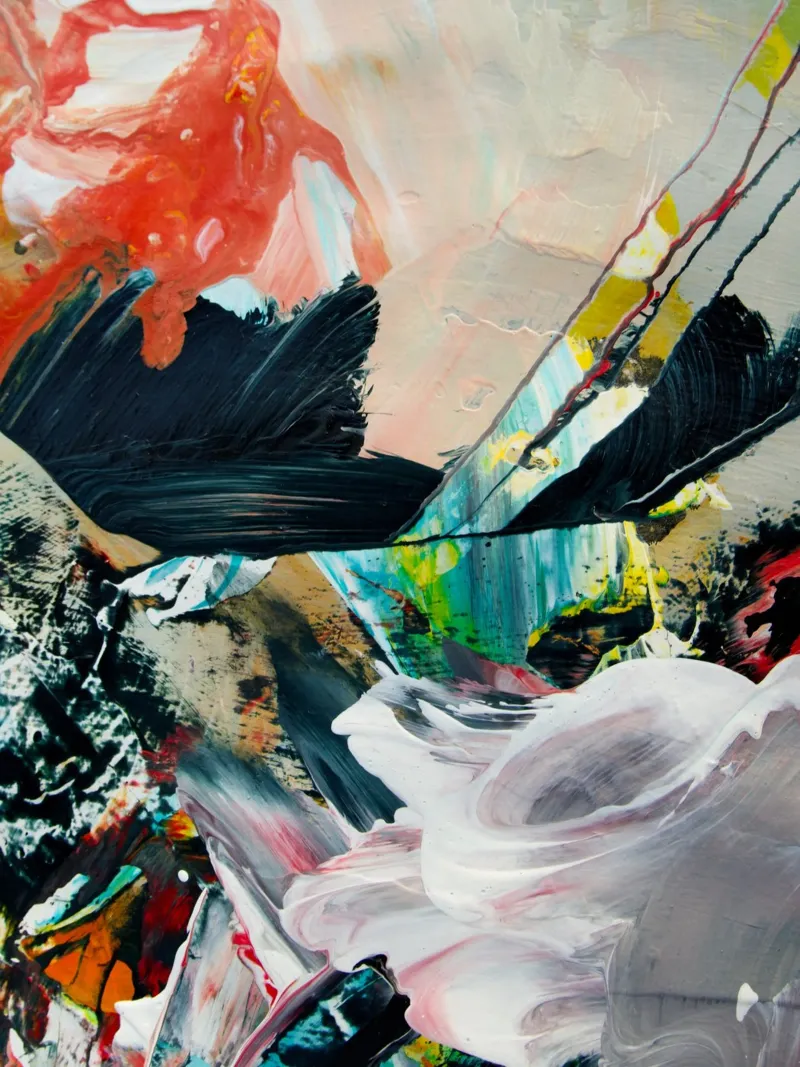 abstract painting xv carta hahnemühle da vintageshop