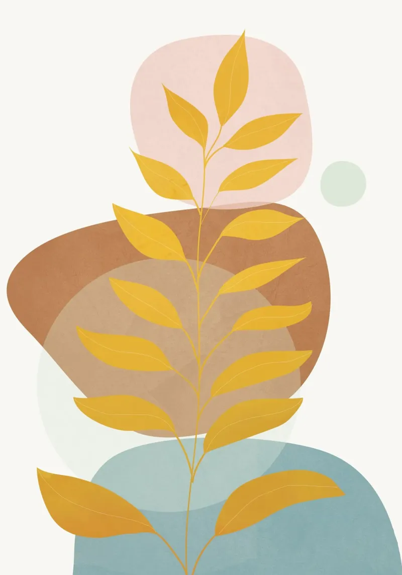 Soft Abstract Shapes 06 hahnemühle van Flow Line