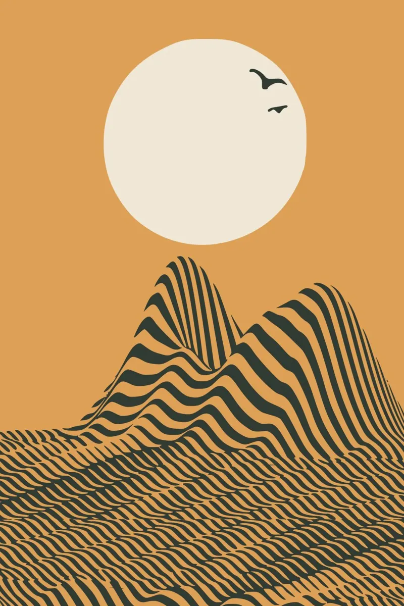 Dune jaune 02 poster de Little Dean