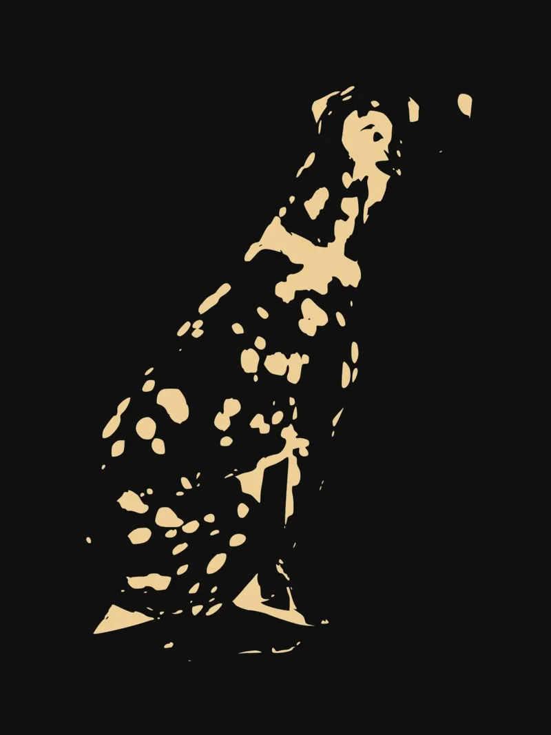 Dalmata d'oro plexiglass da Little Dean