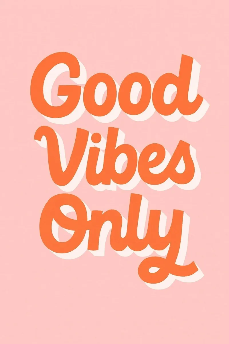 Good Vibes Only poster da PurePeachStudio