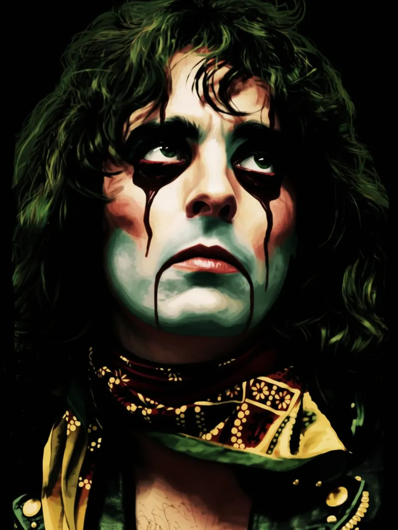 Stile Alice Cooper pellicola backlit da Lembayung art