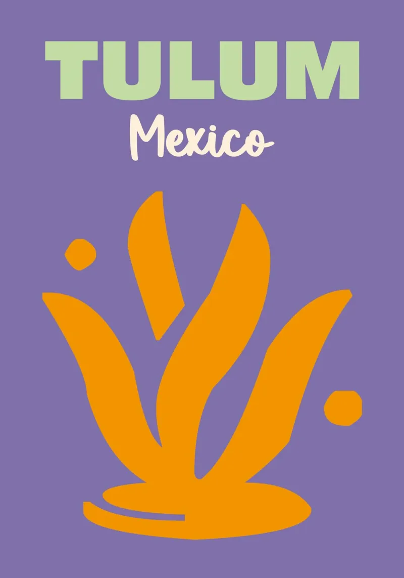 Tulum, Messico poster da Art Fart