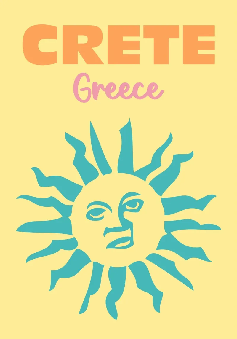 Creta, Grecia alluminio dibond da Art Fart