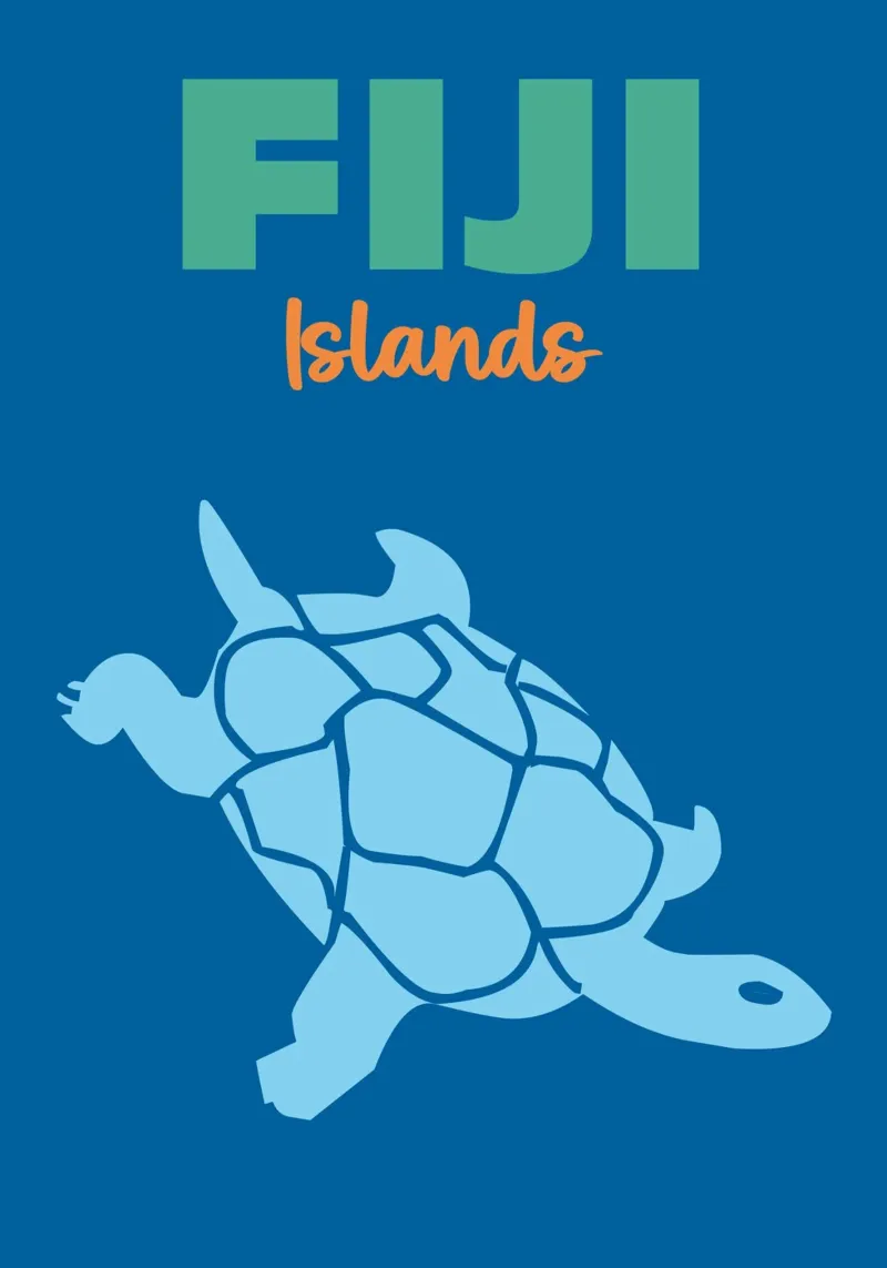 Isola di Fiji alluminio dibond da Art Fart