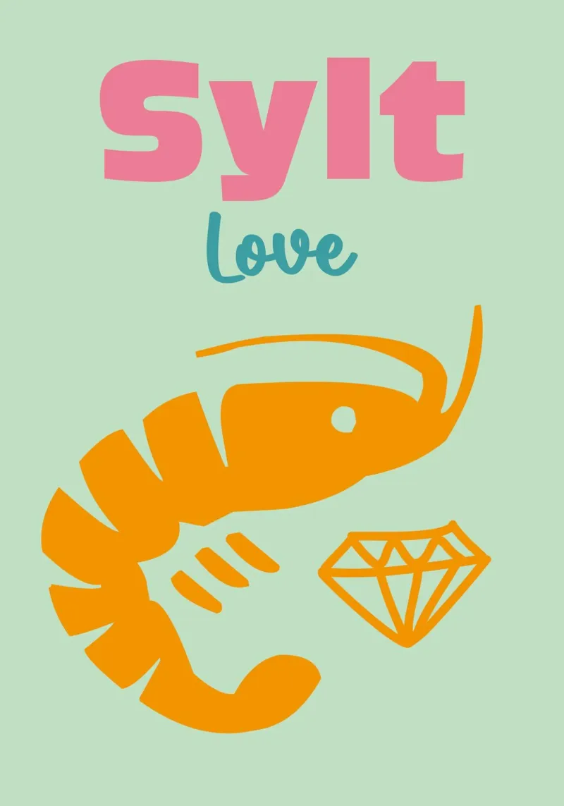 Amore a Sylt tela da Art Fart