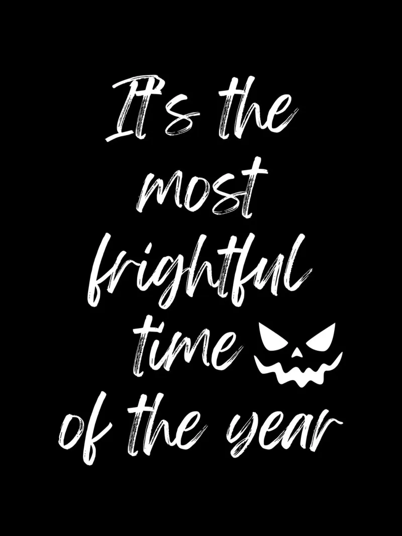 It's the most frightful time of the year canvas by ArtDesign by KBK