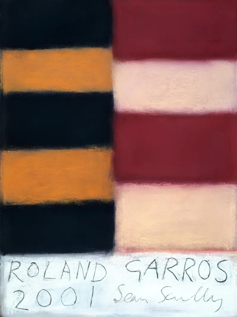 Sean Scully Roland Garros 2001 Minimalist Color Field Art hahnemühle de postaprinta