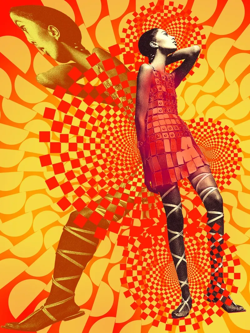 Supermodel Donyale Luna 2 canvas by DesmondBates