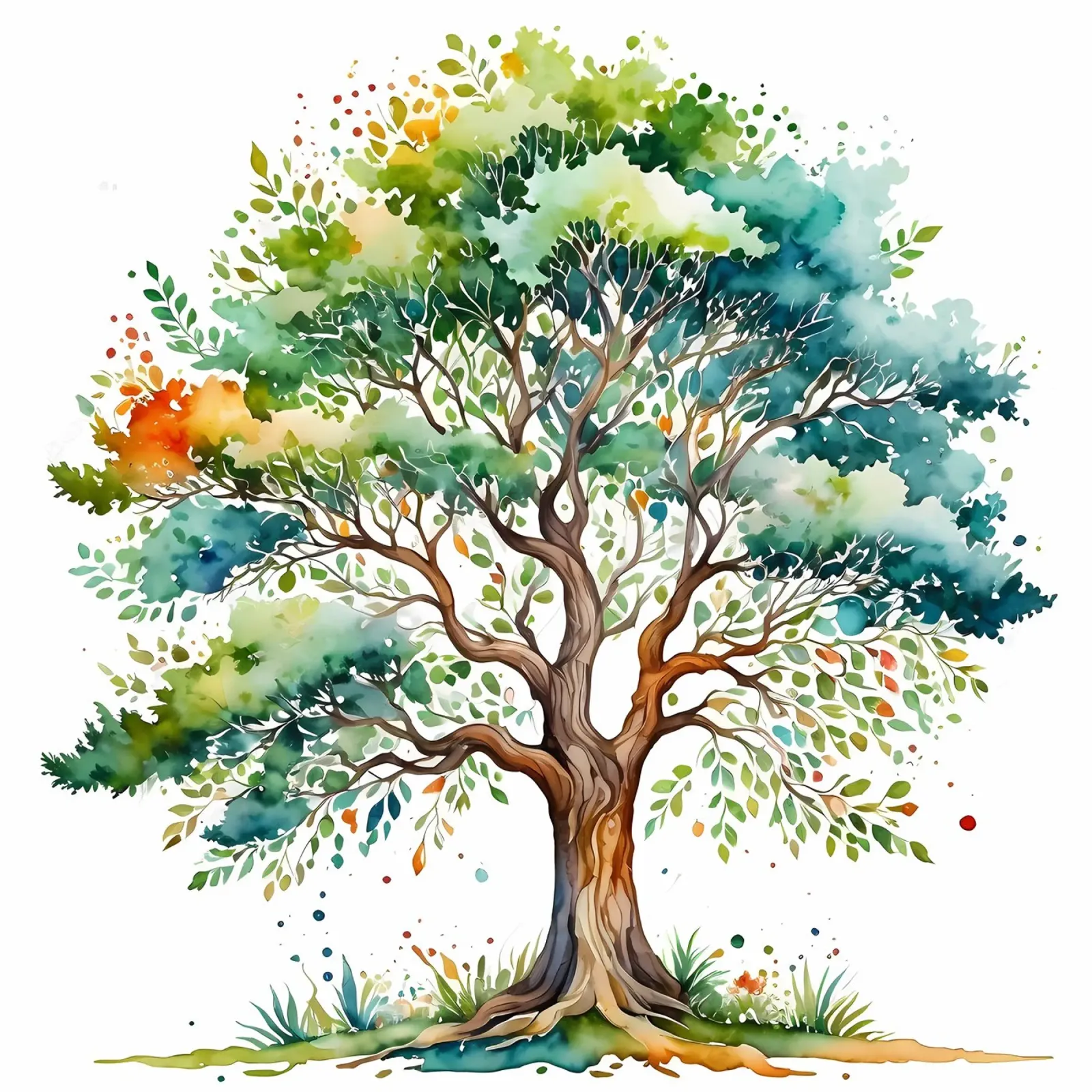 Albero della vita vibrante poster da Artistic-shop