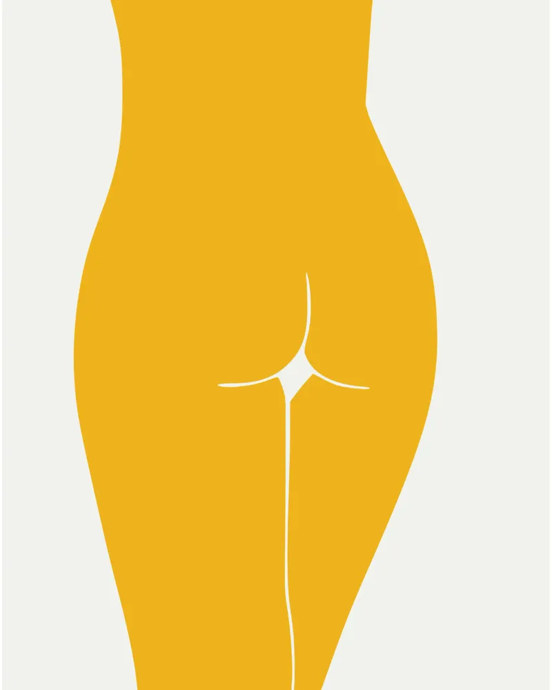 Figuratif en jaune hahnemühle de Little Dean