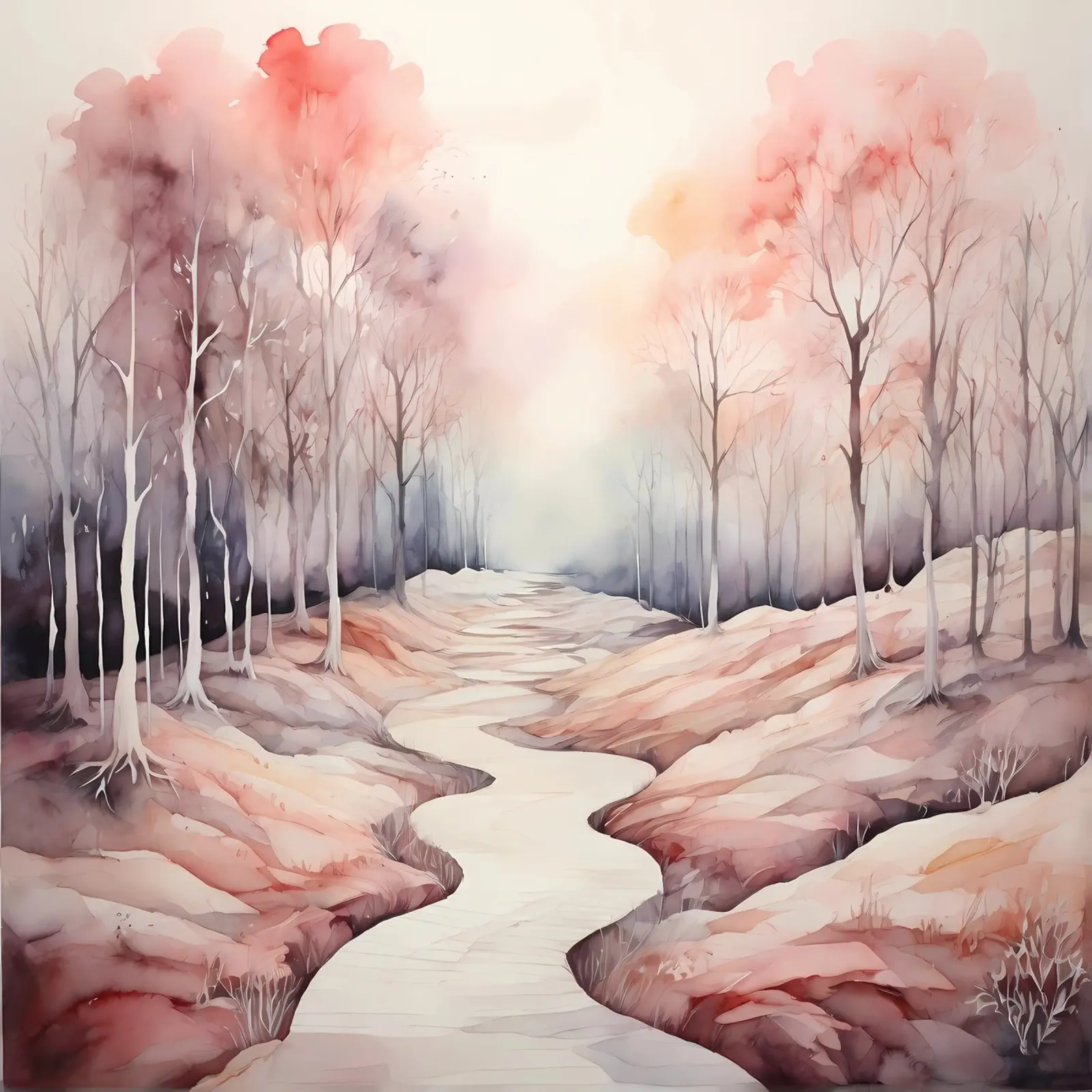 Serene Stream Hahnemühle von Artistic-shop