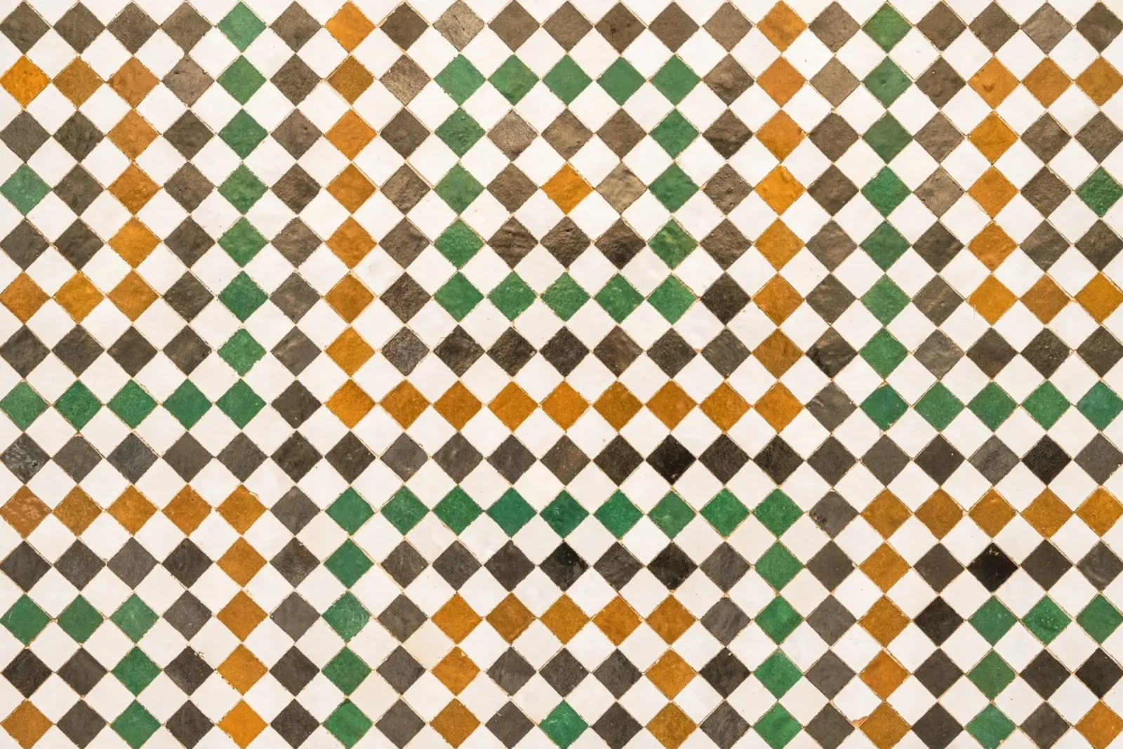 Square tiles in Morocco pellicola backlit da photolovers