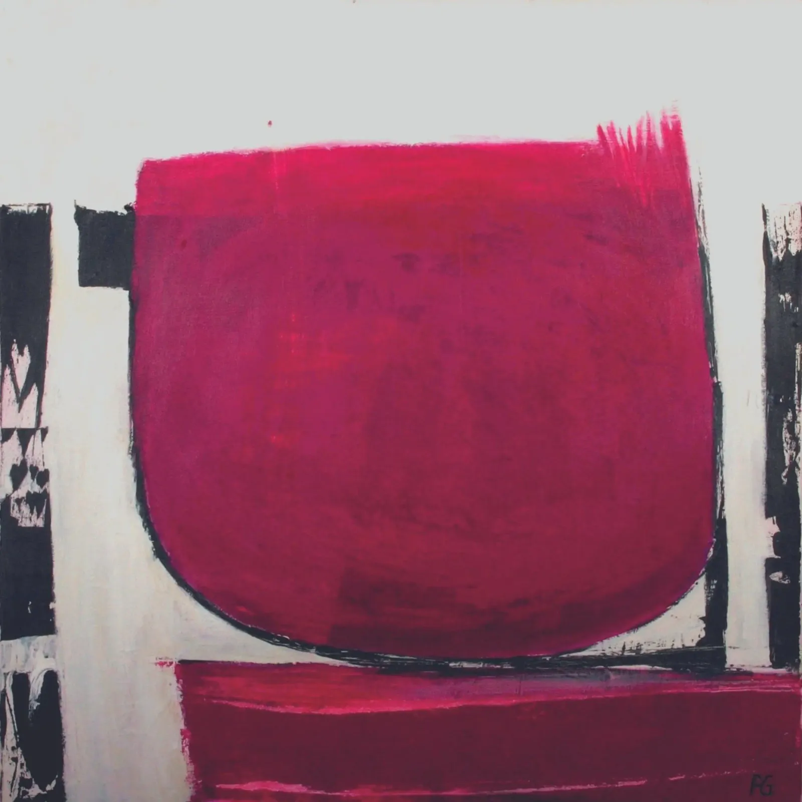 Rosso III carta hahnemühle da Anita Gewald