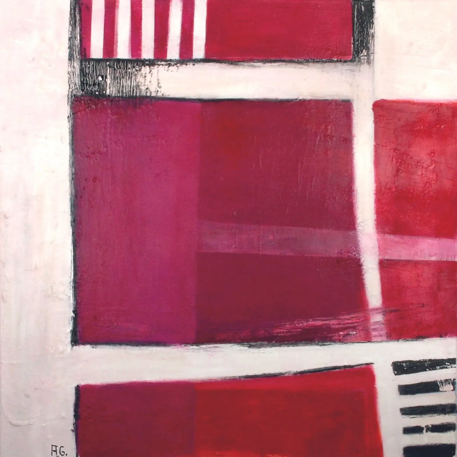 Rosso I carta hahnemühle da Anita Gewald
