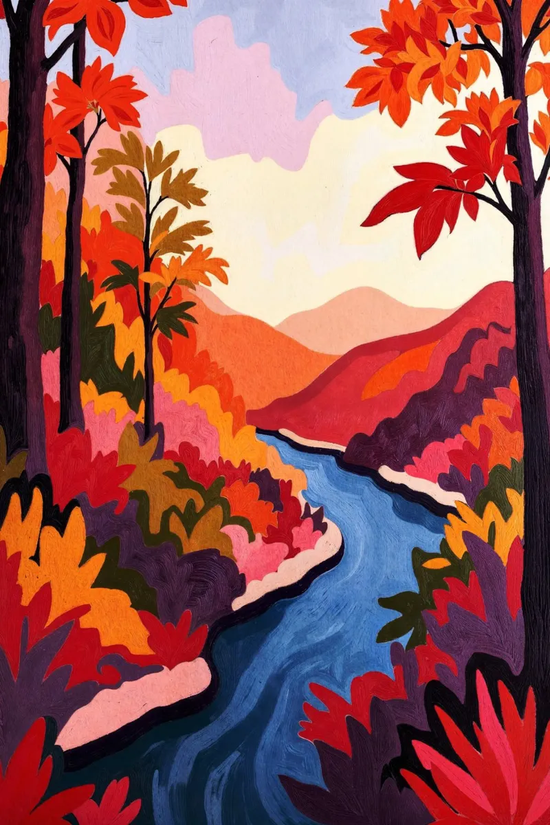 By The Riverside carta hahnemühle da Lana Rodriguez