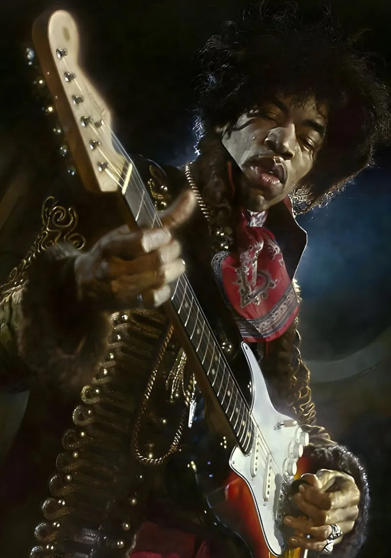 Jimi Hendrix carta hahnemühle da The Poster Hub