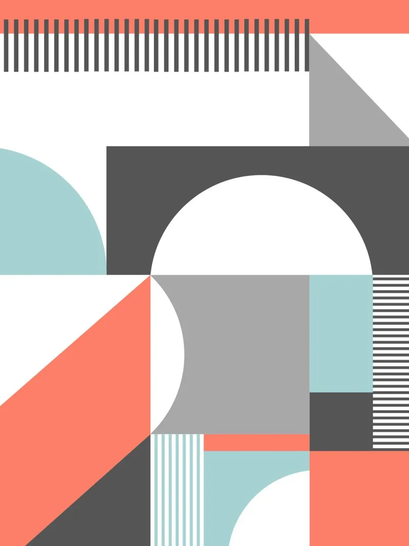 Geometric Pattern canvas by Kim Hubball Studio