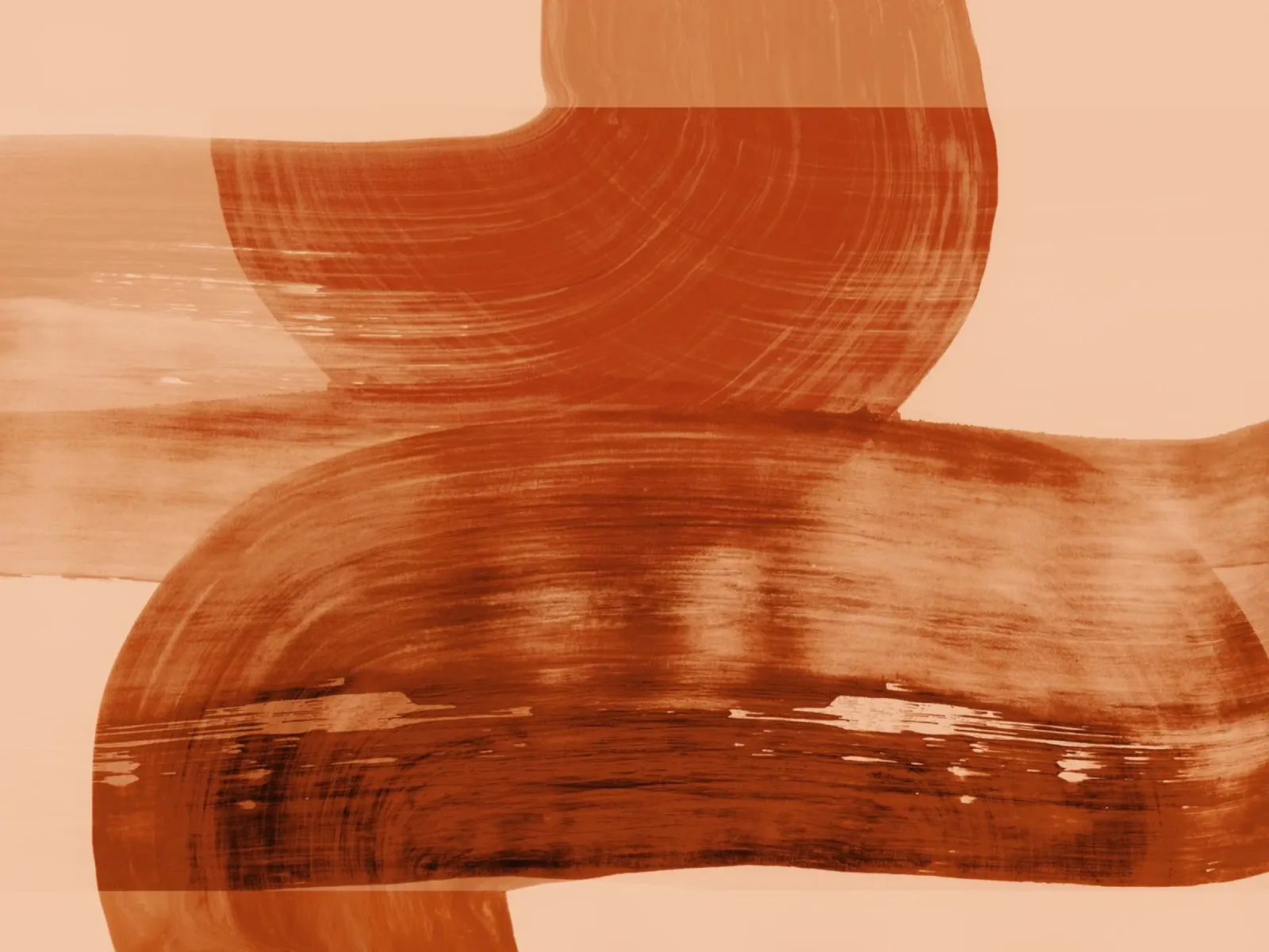 abstract shapes autumn orange carta hahnemühle da IRIS LEHNHARDT FINE ART