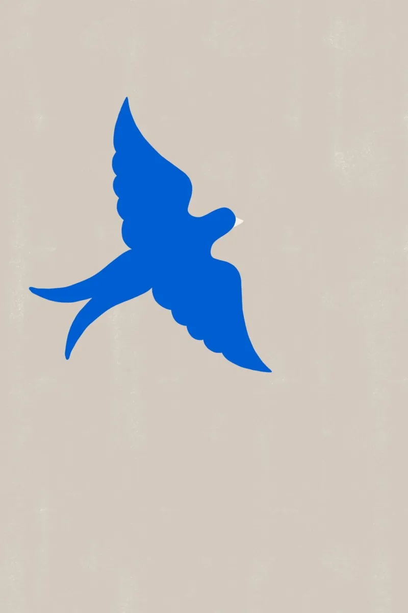 Blue Bird carta hahnemühle da treechild