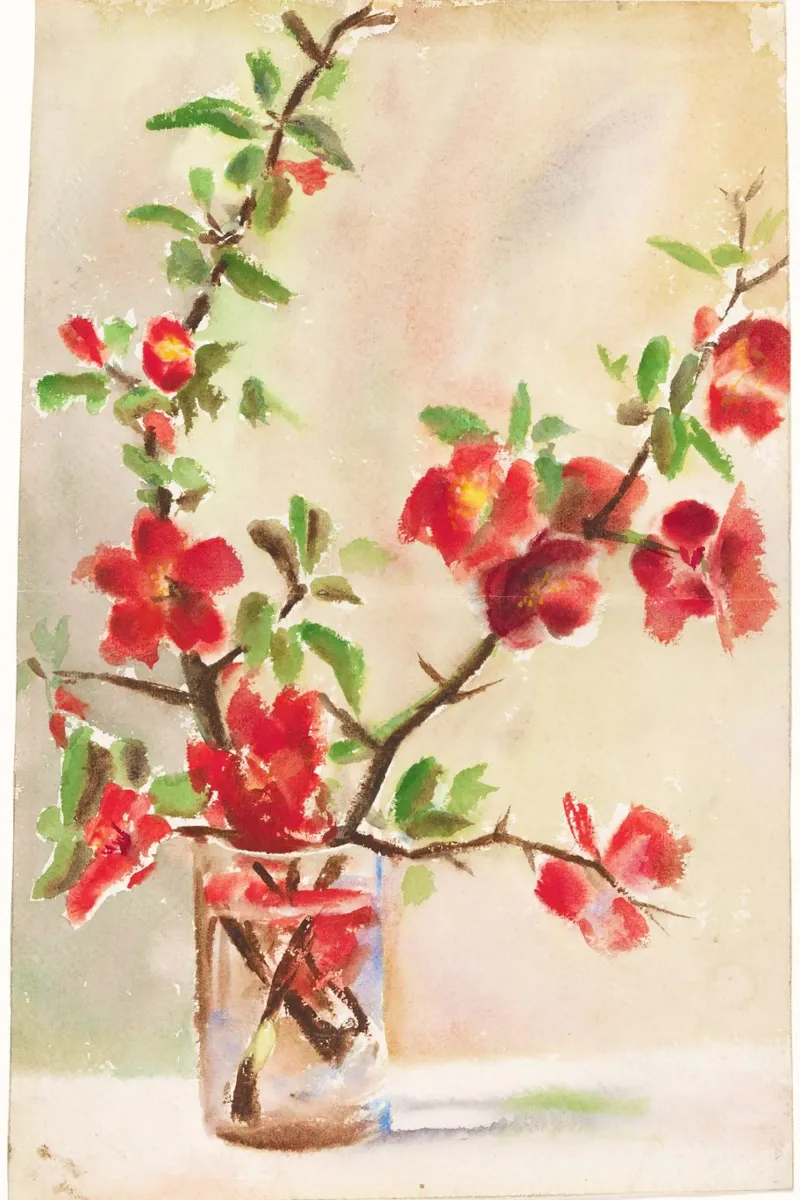 Georgia O’Keeffe’s Untitled (Vase of Flowers) carta hahnemühle da Classic Art Prints