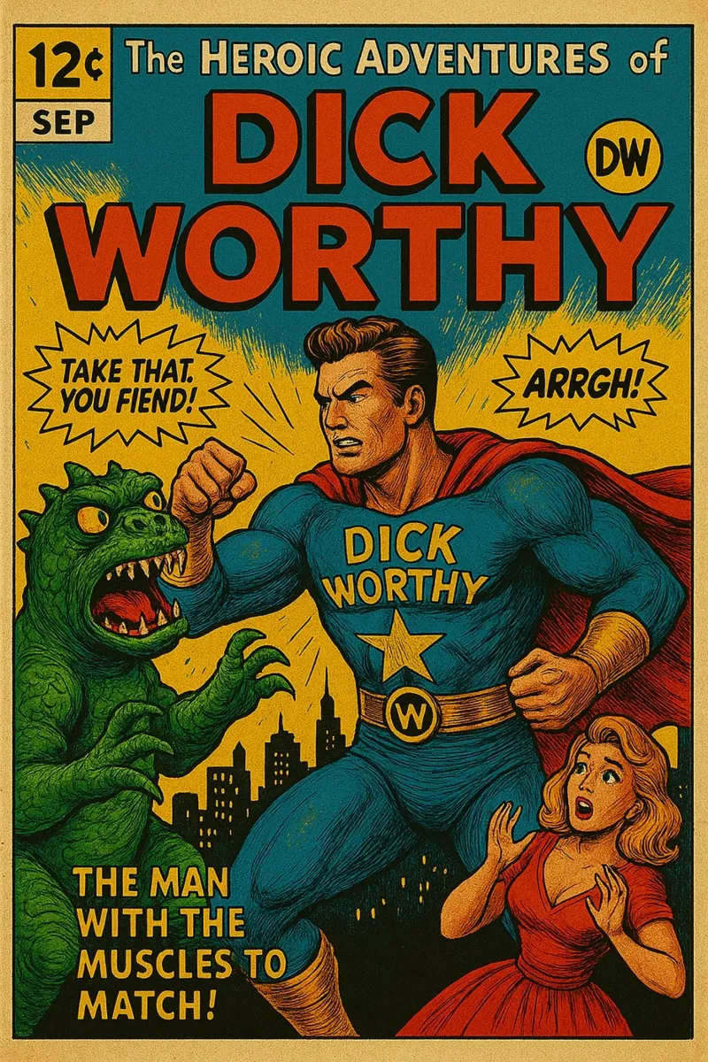 DICK WORTHY - Fresh Supes On The Block carta hahnemühle da Vintage Van Gogh